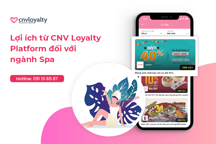 Lợi ích từ CNV Loyalty Platform đối với ngành Spa