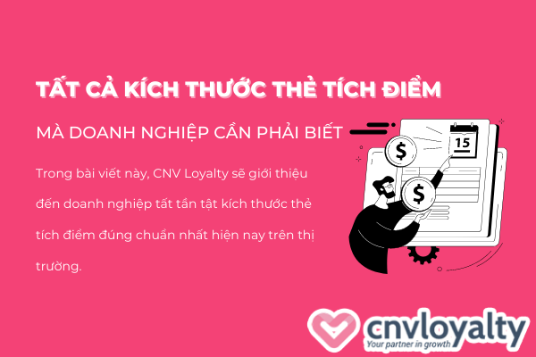 Kích thước thẻ tích điểm